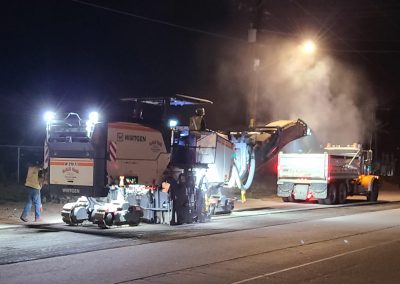 nighttime paving