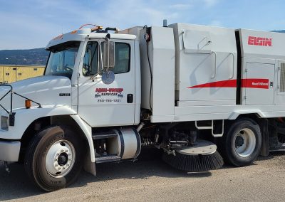 white truck side view